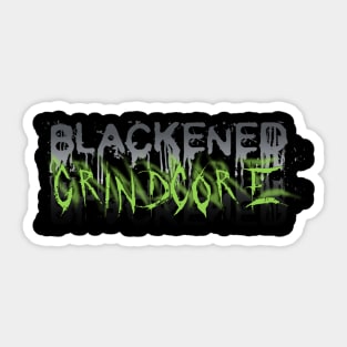 BLACKENED GRINDCORE Sticker